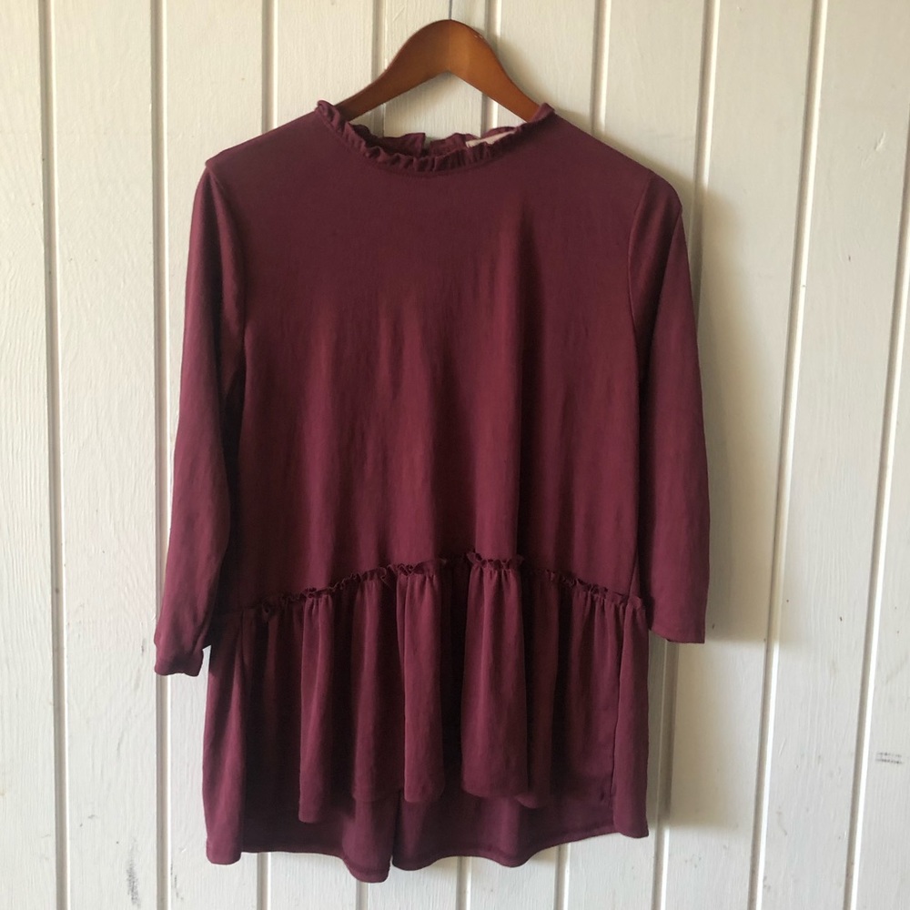 Tea N Rose red blouse